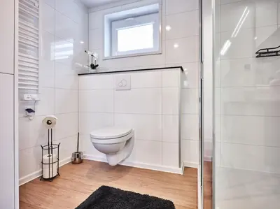Ein Badezimmer in der Unterkunft WohnBox Chaletpark