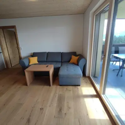 Ein Sitzbereich in der Unterkunft Weitblickhof Roth