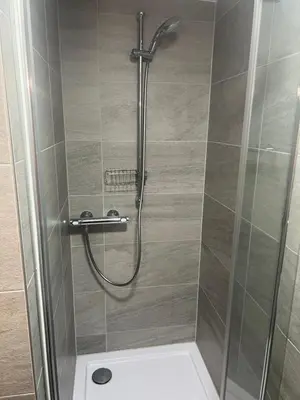 Ein Badezimmer in der Unterkunft Berghof Burtscher Niklas