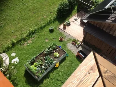 Ein Garten an der Unterkunft Ferienwohnung Natter in Mellau