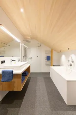 Ein Badezimmer in der Unterkunft Beerenhus