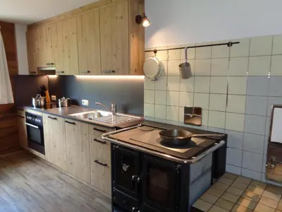 Küche/Küchenzeile in der Unterkunft Ferienwohnung Berktold