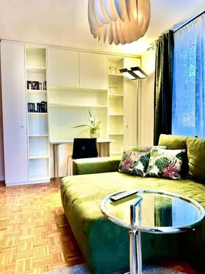 Ein Sitzbereich in der Unterkunft Boutique Appartement mit Balkon