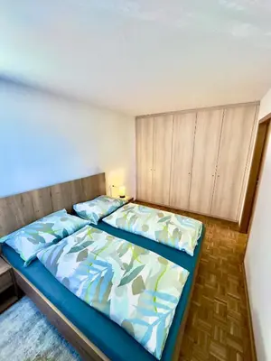 Ein Bett oder Betten in einem Zimmer der Unterkunft Boutique Appartement mit Balkon