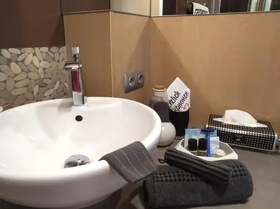 Ein Badezimmer in der Unterkunft Business Apartments