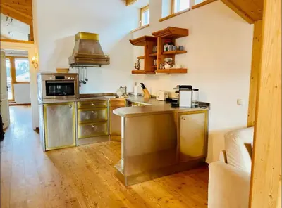 Küche/Küchenzeile in der Unterkunft Penthouse Wöster