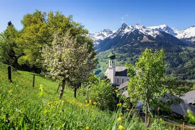 Naturlandschaft in der Nähe der Ferienwohnung