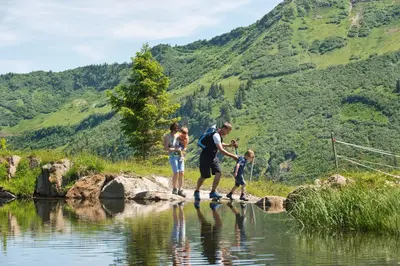 Naturlandschaft in der Nähe des Ferienhauses
