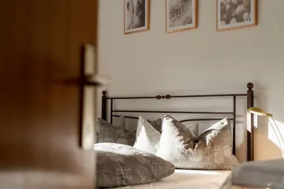 Ein Bett oder Betten in einem Zimmer der Unterkunft Ferien im Paradies - Wohnung Prima