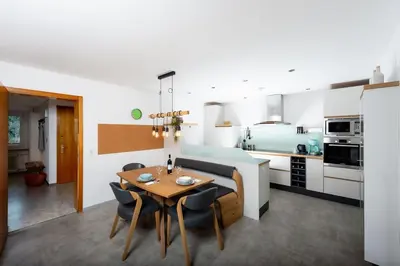 Küche/Küchenzeile in der Unterkunft Ferien im Paradies - Wohnung Prima