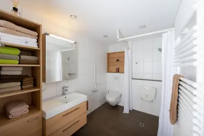 Ein Badezimmer in der Unterkunft Ferien im Paradies - Wohnung Prima