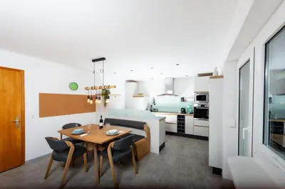 Küche/Küchenzeile in der Unterkunft Ferien im Paradies - Wohnung Prima