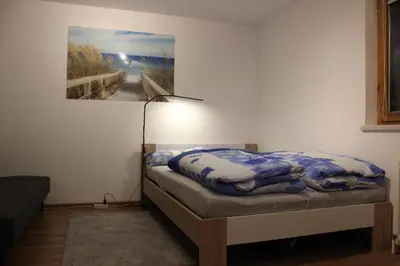 Ein Bett oder Betten in einem Zimmer der Unterkunft Haus Frei-Zambra