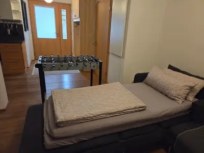 Ein Bett oder Betten in einem Zimmer der Unterkunft Ferienwohnung