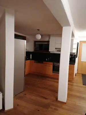 Küche/Küchenzeile in der Unterkunft Ferienwohnung