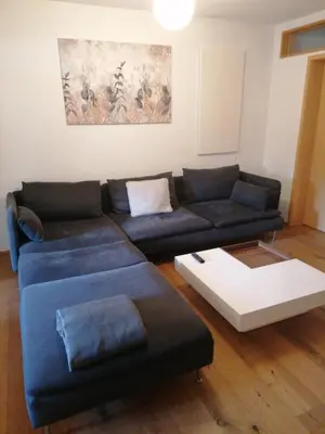 Ein Sitzbereich in der Unterkunft Ferienwohnung
