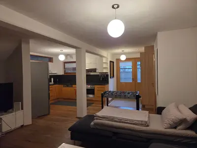 Küche/Küchenzeile in der Unterkunft Ferienwohnung