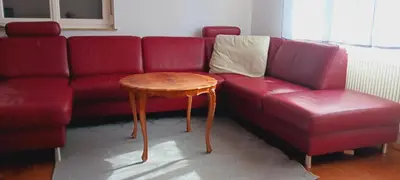 Ein Sitzbereich in der Unterkunft Ländle-Appartement