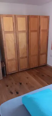 Ein Bett oder Betten in einem Zimmer der Unterkunft Ländle-Appartement