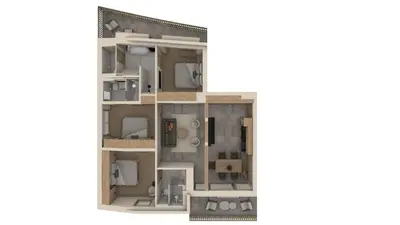Küche/Küchenzeile in der Unterkunft Sandhof Apartments