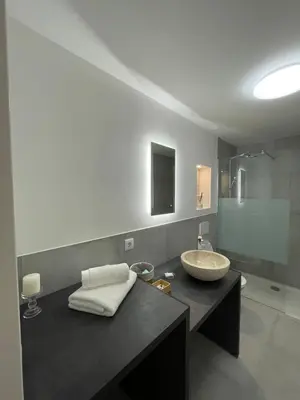 Ein Badezimmer in der Unterkunft My Home