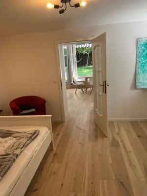 Grundriss der Unterkunft Gartenwohnung