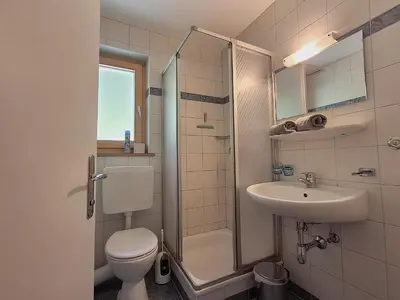 Ein Badezimmer in der Unterkunft Ferienwohnung Almrausch by Alpenfeder