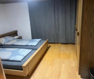 Ein Bett oder Betten in einem Zimmer der Unterkunft Apart Dornbirn 4, 24 h Checkin, free Internet