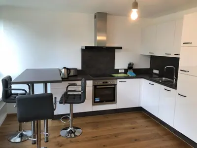 Küche/Küchenzeile in der Unterkunft Luxury Apartements