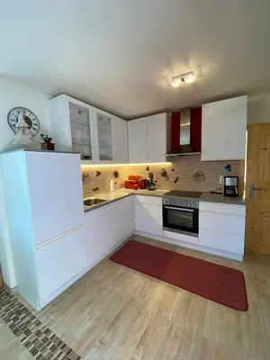 Küche/Küchenzeile in der Unterkunft Haus Zimba Ferienwohnung am Bartholomäberg