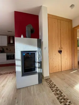 Küche/Küchenzeile in der Unterkunft Haus Zimba Ferienwohnung am Bartholomäberg