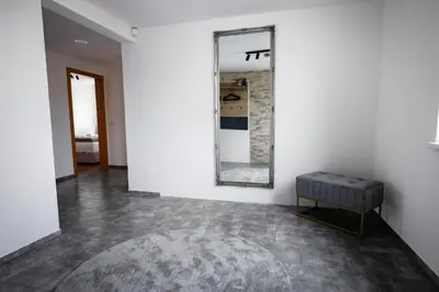 Ein Bett oder Betten in einem Zimmer der Unterkunft Riedwohnung 1- Lustenau