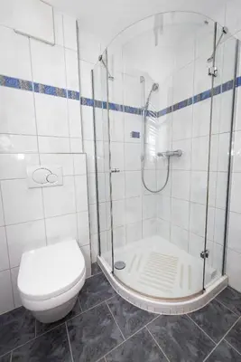 Ein Badezimmer in der Unterkunft Riedwohnung 1- Lustenau