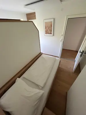 Ein Bett oder Betten in einem Zimmer der Unterkunft Vermieterle