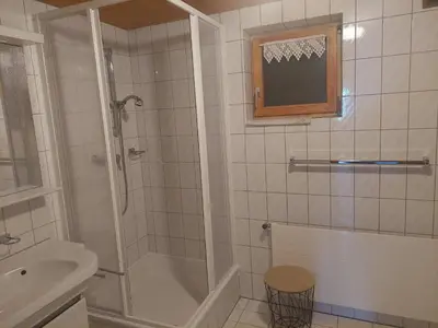 Ein Badezimmer in der Unterkunft Sonnen Bauernhof Schneider