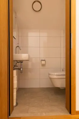 Ein Badezimmer in der Unterkunft Berg Aparts Faschina - 14