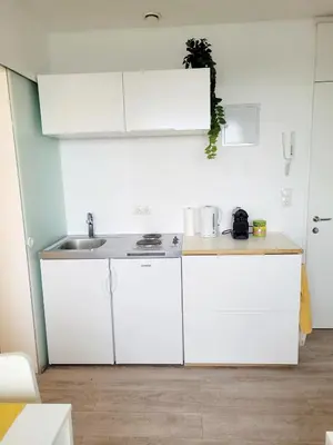 Küche/Küchenzeile in der Unterkunft Mini Sun