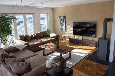 TV/Unterhaltungsangebot in der Unterkunft Loft 4-room