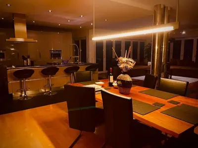Ein Sitzbereich in der Unterkunft Loft 4-room
