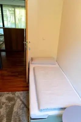Ein Bett oder Betten in einem Zimmer der Unterkunft Lebensfreude
