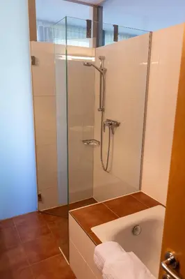 Ein Badezimmer in der Unterkunft Lebensfreude