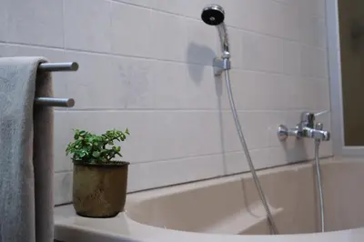 Ein Badezimmer in der Unterkunft Haus Hirschlitten