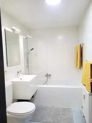 Ein Badezimmer in der Unterkunft Top2 Apartmenthaus Sonnenschein