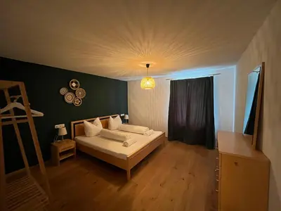 Ein Bett oder Betten in einem Zimmer der Unterkunft Schiller's Lakeside
