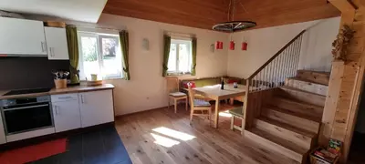 Küche/Küchenzeile in der Unterkunft Ferienhaus Rain