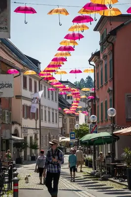 Gäste, die in der Unterkunft Retro-Style in der Bregenzer Fussgängerzone übernachten