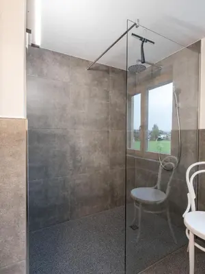 Ein Badezimmer in der Unterkunft GreberHof