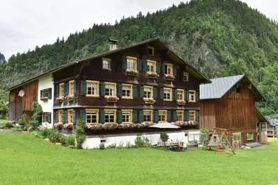 Naturlandschaft in der Nähe des Bauernhofs