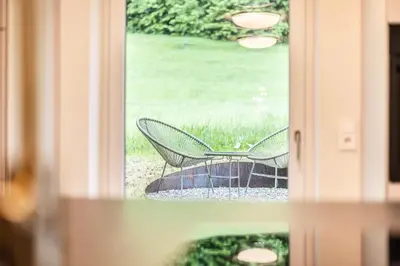 Ein Garten an der Unterkunft Sonnenschein Chalet Egg