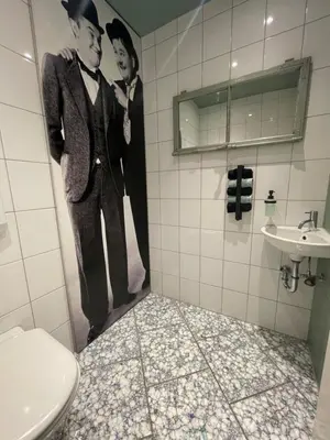 Ein Badezimmer in der Unterkunft Ferienwohnung Mario am Bodensee